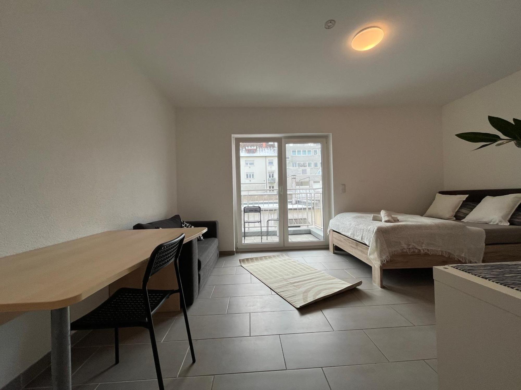 Simplex Apartments Am Europaplatz Karlsruhe Quarto foto